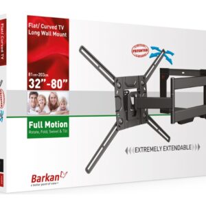 BARKAN 4400.B LCD TV zglobni zidni nosač do 86 inča za ravne i zakrivljene televizore - Slika 3