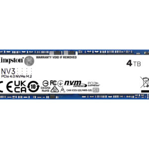 Kingston 4TB M.2 NVMe SNV3S/4000G series NV3 SSD - Slika 3