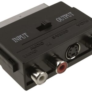 Fast Asia Adapter Scart - 3xRCA + S-Video crni - Slika 1