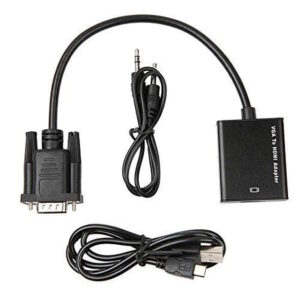 FAST ASIA Adapter VGA na HDMI (m/ž) + Audio kabl (m/m) + Micro USB kabl (m/m) - Slika 1