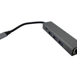 Fast Asia Adapter-konvertor TIP C na 3xUSB 3.0+TIP C+RJ45 - Slika 2