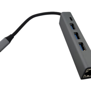 Fast Asia Adapter-konvertor TIP C na 3xUSB 3.0+TIP C+RJ45 - Slika 1