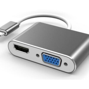 Fast Asia Adapter-konvertor TIP C na HDMI+VGA - Slika 1