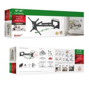 BARKAN BM464XL LCD TV zglobni zidni nosač od 13 do 86 inča - Slika 2