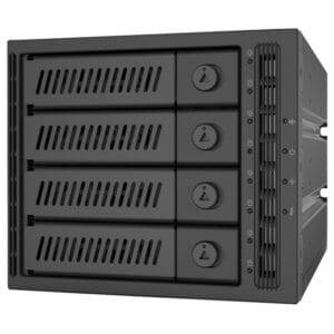 CHIEFTEC CMR-3141SAS 4 x 3.5 inča ili 4 x 2.5 inča SATA crna fioka za hard disk - Slika 2