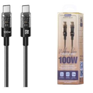 Remax DATA kabl Walking TIP C na TIP C RC-C162 100W, 1.2m crni - Slika 1