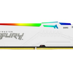 KINGSTON DIMM DDR5 32GB (2x16GB kit) 6000MT/s KF560C30BWEAK2-32 FURY Beast RGB White EXPO - Slika 1