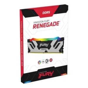 KINGSTON DIMM DDR5 32GB (2x16GB kit) 8000MT/s KF580C38RSAK2-32 FURY Renegade Silver RGB XMP - Slika 2