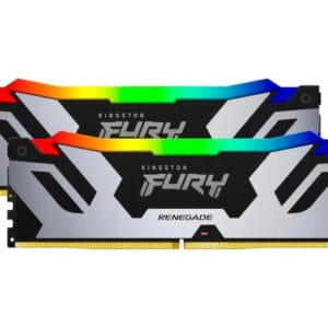KINGSTON DIMM DDR5 48GB (2x24GB kit) 7200MT/s KF572C38RSAK2-48 FURY Renegade Silver RGB XMP - Slika 1