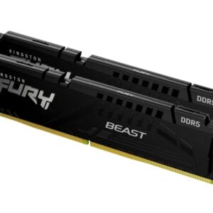 KINGSTON DIMM DDR5 64GB (2x32GB kit) 5600MT/s KF556C40BBK2-64 Fury Beast black XMP - Slika 1