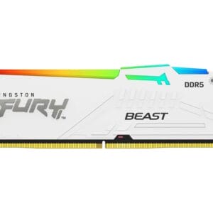 KINGSTON DIMM DDR5 64GB (2x32GB kit) 6000MT/s KF560C30BWAK2-64 FURY Beast White XMP - Slika 3