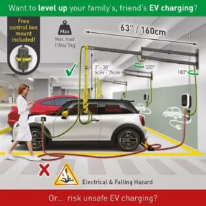 BARKAN EV160WM zidni zglobni nosač kabla za punjenje električnih vozila 160cm - Slika 1