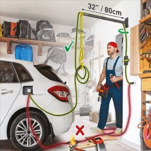 BARKAN EV80WM zidni nosač kabla za punjenje električnih vozila 80cm - Slika 1