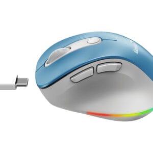 Genius Ergo 9000S Pro Light Blue USB Bežični plavi miš - Slika 2
