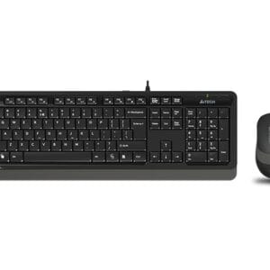 A4 TECH F1010 FSTYLER USB YU siva tastatura + USB sivi miš - Slika 2