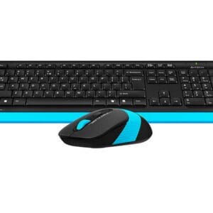 A4 TECH FG1010 FSTYLER Wireless Combo USB US plavi set - Slika 1