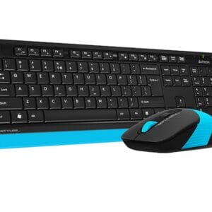 A4 TECH FG1010 FSTYLER Wireless Combo USB US plavi set - Slika 2