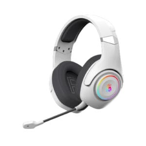 A4 TECH GR270 Bloody 7.1 Virtual Surround 3-IN-ONE RGB Gaming Wireless + wired bele slušalice - Slika 4