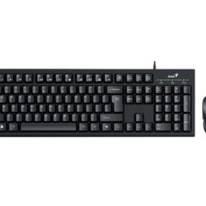 GENIUS KM-100SE USB YU crna tastatura+ USB crni miš - Slika 2