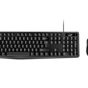 GENIUS KM-170 USB US crna tastatura+ USB crni miš - Slika 1
