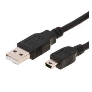 E-Green Kabl 2.0 USB A - USB Mini-B M/M 1.8m crni - Slika 1