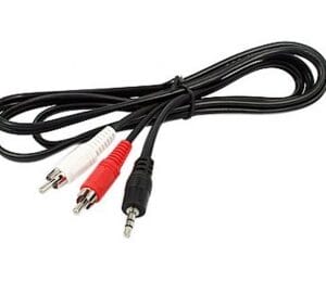 E-Green Kabl audio 3.5mm - 2xRCA 3m crni - Slika 1