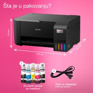 Epson L3270 EcoTank ITS wireless multifunkcijski inkjet štampač - Slika 8