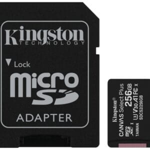 KINGSTON Memorijska kartica A1 MicroSDXC 256GB 100R class 10 SDCS2/256GB + adapter - Slika 1