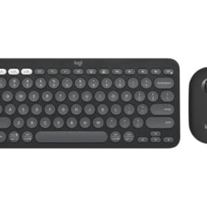 LOGITECH Pebble2 Wireless Combo US tastatura + miš crna - Slika 1