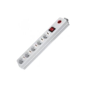 FAST ASIA Produžni kabl 5r/3m sa prekidačem i zaštitom 3x1.5mm2 (Linkom) - beli - Slika 1