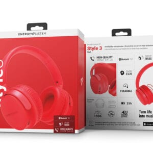 ENERGY SISTEM Style 3 Red Bluetooth slušalice crvene (M45306) - Slika 5