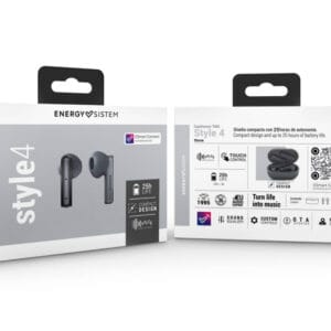 ENERGY SISTEM Style 4 Stone True Wireless slušalice crne (M45350) - Slika 2
