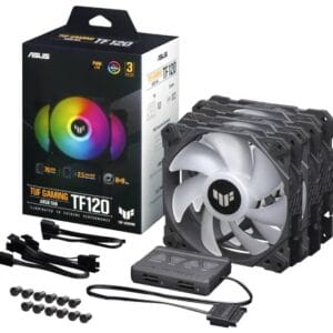 ASUS TUF GAMING TF120 ARGB BLACK EDITION 3IN1 ventilator - Slika 3