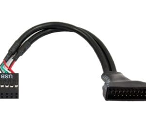 Chieftec USB3T2 Kabl adapter 19pin USB 3.0 - 9pin USB 2.0 crni - Slika 1