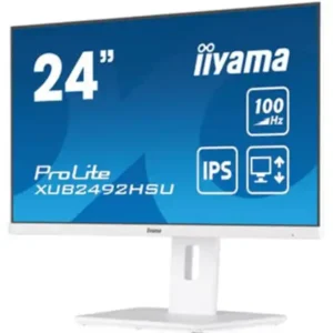 Iijama Monitor 24 Iiyama XUB2492HSU-W6 1920x1080/Full HD IPS/100Hz/4ms/HDMI/DP/USB/Zvučnici/beli - Slika 2