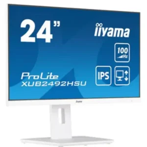 Iijama Monitor 24 Iiyama XUB2492HSU-W6 1920x1080/Full HD IPS/100Hz/4ms/HDMI/DP/USB/Zvučnici/beli - Slika 3