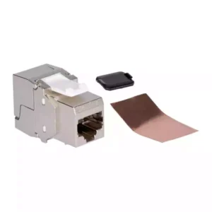 Schrack Modul RJ-45 kat. 6A 10G STP HSEMRJ6GWT Schrack - Slika 1