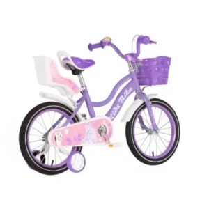 VISITOR Kids bike Princess Flower ljubičasta 16 2024 - Slika 4