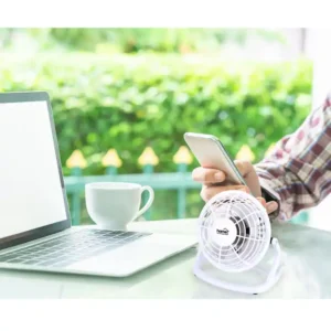 Home Stoni ventilator Home USB 10 cm TF10USB/WH/beli - Slika 2