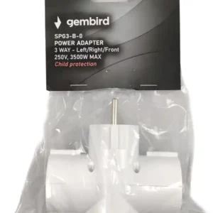 Gembird Strujni razdelnik Gembird SPG3-B-0 3 utičnice - Slika 3