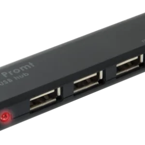 Defender USB Hub 4 port Defender 2.0 Black Quadro Promt - Slika 1