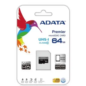 A-Data Micro SD Card 64GB AData + SD adapter AUSDX64GUICL10A1-RA1/ ... - Slika 2