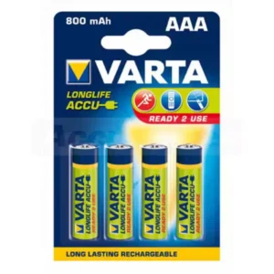 Varta Punjiva baterija Varta Ready to use HR3 800mAh AAA 1/4 - Slika 1