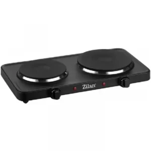Zilan Električni rešo sa dve ringle Zilan ZLN2181/snaga 2500W/termostat/crna - Slika 1