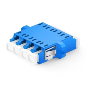 / LC/LC singlemode fiber quad adapter (4 x LC SM), dimenzija za duplex fiber optički patch panel - Slika 1