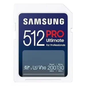 Samsung Memorijska kartica Samsung PRO Ultimate SDXC 512GB MB-SY512SB/WW 4K 200MBs/130MBs - Slika 1