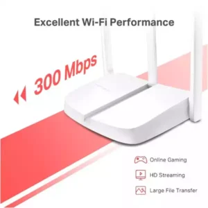 Mercusys Wireless Ruter Mercusys MW306R 300Mbps/ext3x5dB/2,4GHz/1WAN/... - Slika 2