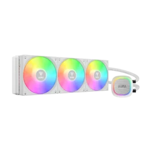 Gamdias CPU vodeno hlađenje ARGB Gamdias Aura GL360 WH belo V2 - Slika 1
