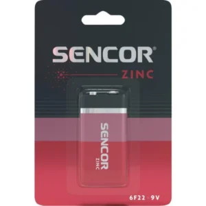 Sencor Baterija Sencor 6F22 9V Cink Karbon - Slika 1