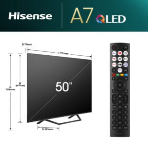 HISENSE 50 inča 50A7NQ QLED 4K UHD Smart TV - Slika 3
